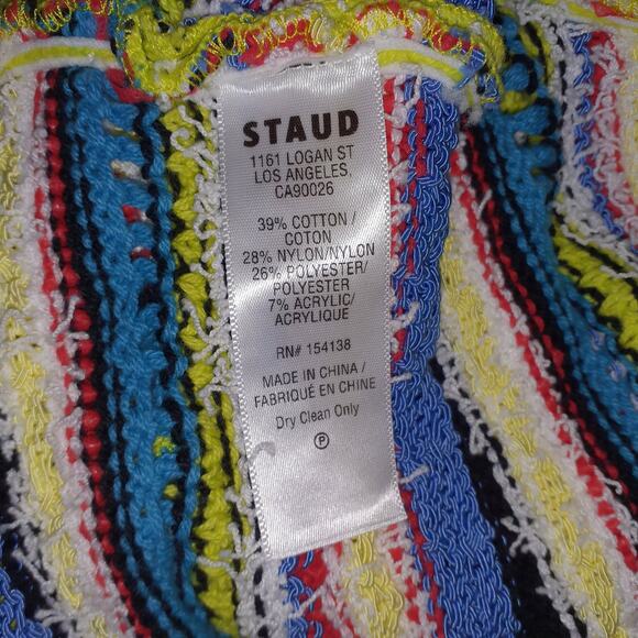 Staud 'Annabella' Blue Halterneck Back Cut Out Dress Size S - Picture 5 of 5